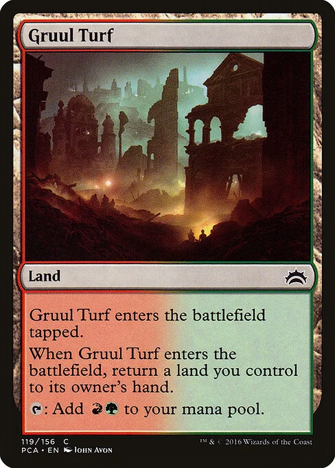 Gruul Turf, carta Magic di tipo Land illustrata da John Avon