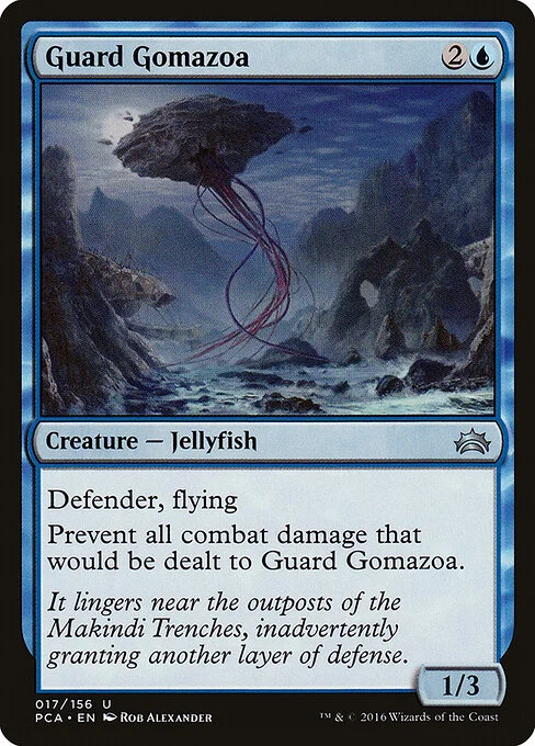 Guard Gomazoa, carta Magic di tipo Creature — Jellyfish illustrata da Rob Alexander