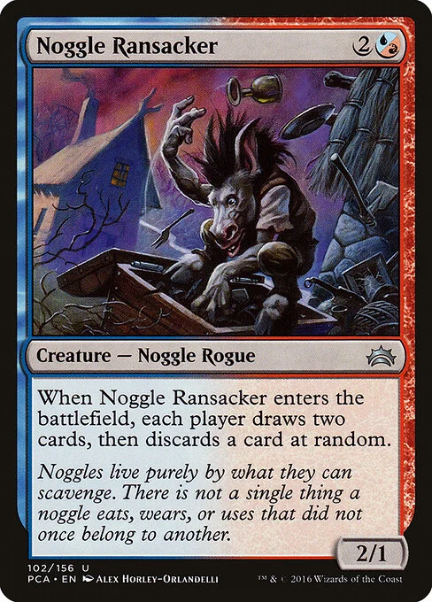 Noggle Ransacker, carta Magic di tipo Creature — Noggle Rogue illustrata da Alex Horley-Orlandelli