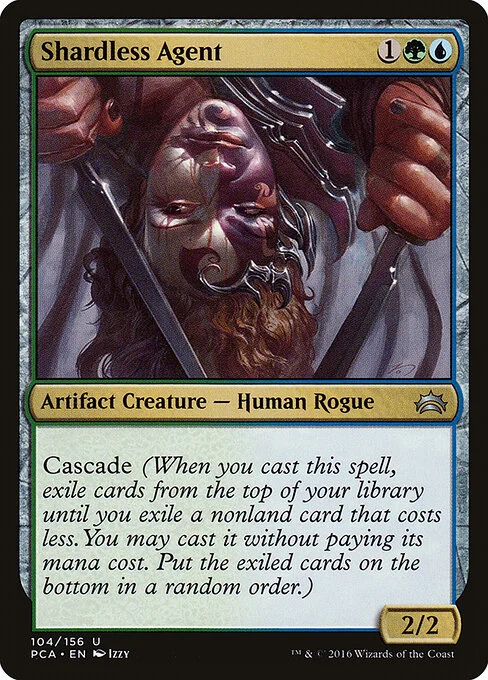 Shardless Agent, carta Magic di tipo Artifact Creature — Human Rogue illustrata da Izzy