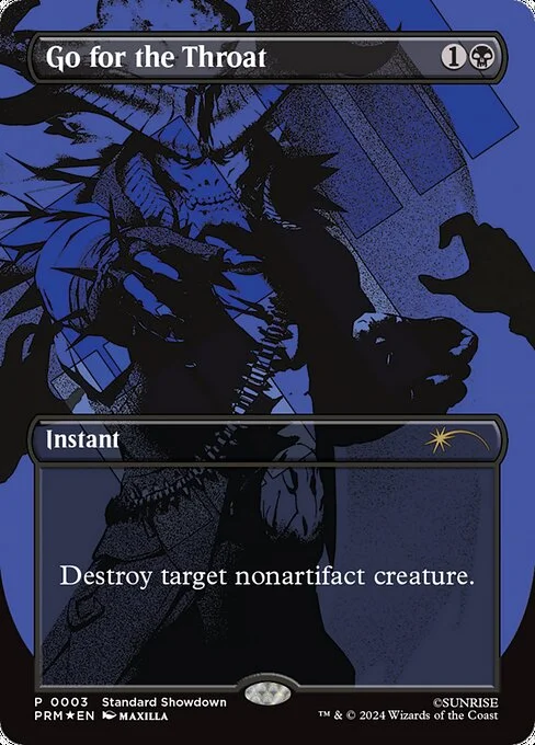 Go for the Throat, carta Magic di tipo Instant illustrata da Maxilla