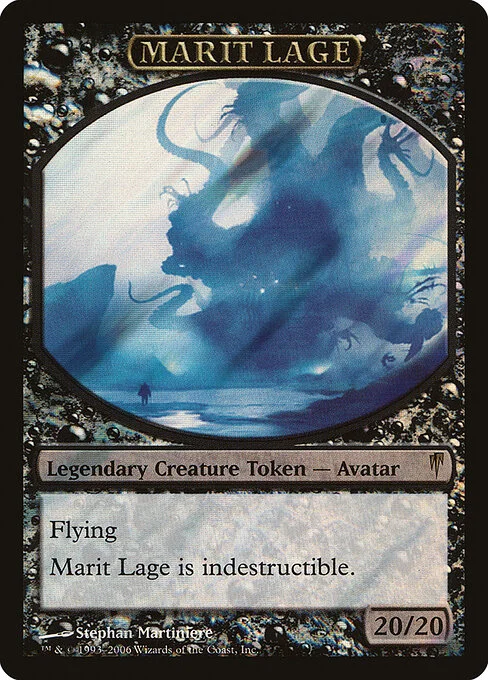 Marit Lage, carta Magic di tipo Token Legendary Creature — Avatar illustrata da Stephan Martiniere