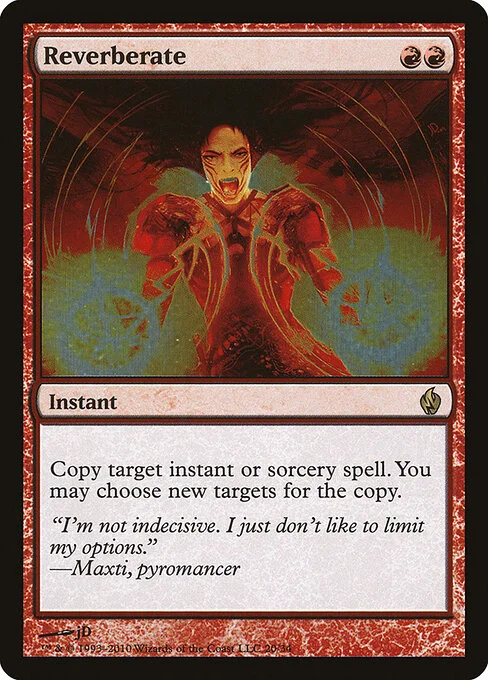 Reverberate, carta Magic di tipo Instant illustrata da jD