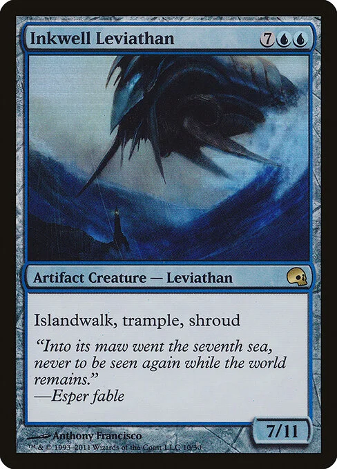 Inkwell Leviathan, carta Magic di tipo Artifact Creature — Leviathan illustrata da Anthony Francisco