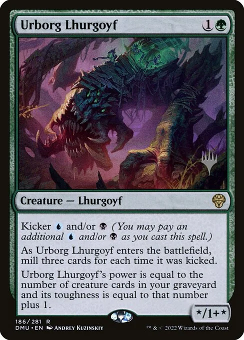 Urborg Lhurgoyf, carta Magic di tipo Creature — Lhurgoyf illustrata da Andrey Kuzinskiy