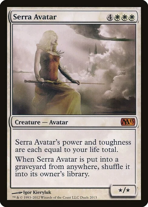 Serra Avatar, carta Magic di tipo Creature — Avatar illustrata da Igor Kieryluk