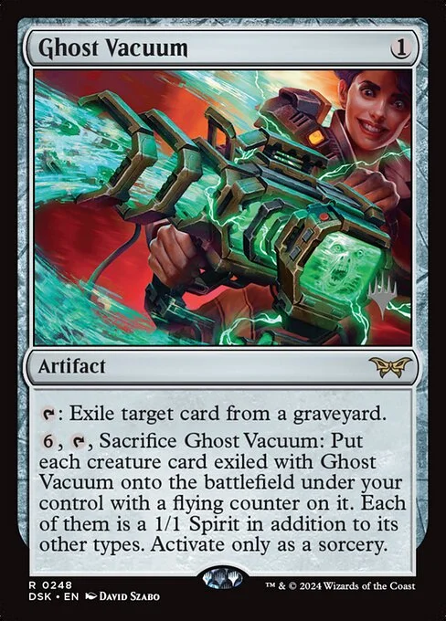 Ghost Vacuum, carta Magic di tipo Artifact illustrata da David Szabo