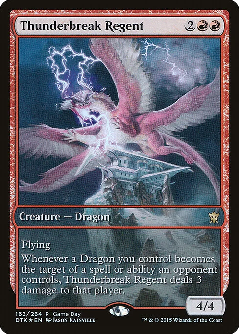 Thunderbreak Regent, carta Magic di tipo Creature — Dragon illustrata da Jason Rainville