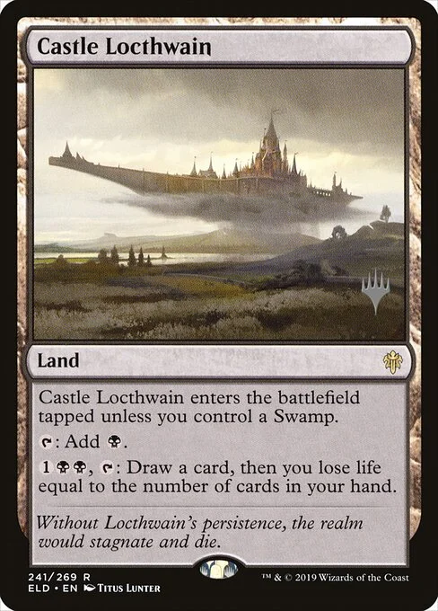 Castle Locthwain, carta Magic di tipo Land illustrata da Titus Lunter