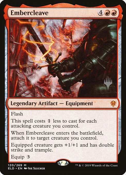 Embercleave, carta Magic di tipo Legendary Artifact — Equipment illustrata da Joe Slucher