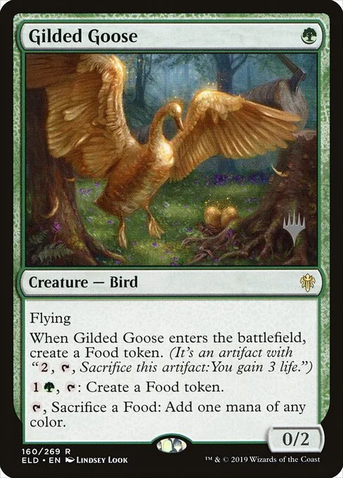 Gilded Goose, carta Magic di tipo Creature — Bird illustrata da Lindsey Look