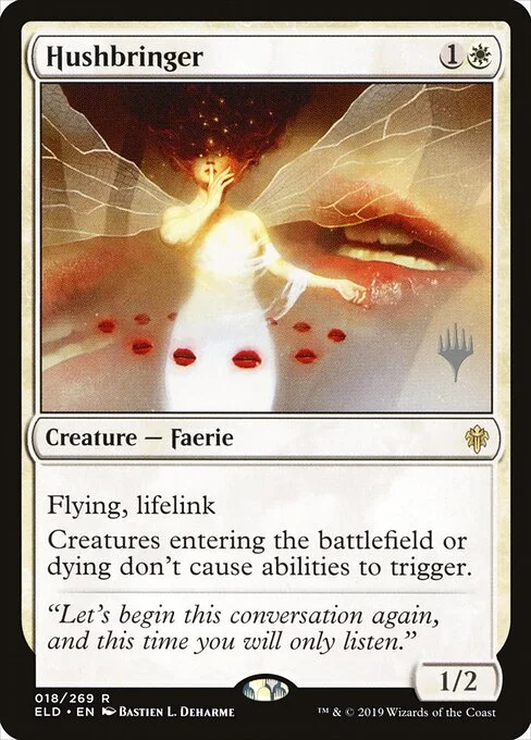 Hushbringer, carta Magic di tipo Creature — Faerie illustrata da Bastien L. Deharme