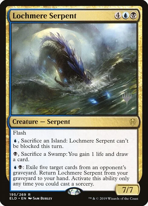 Lochmere Serpent, carta Magic di tipo Creature — Serpent illustrata da Sam Burley