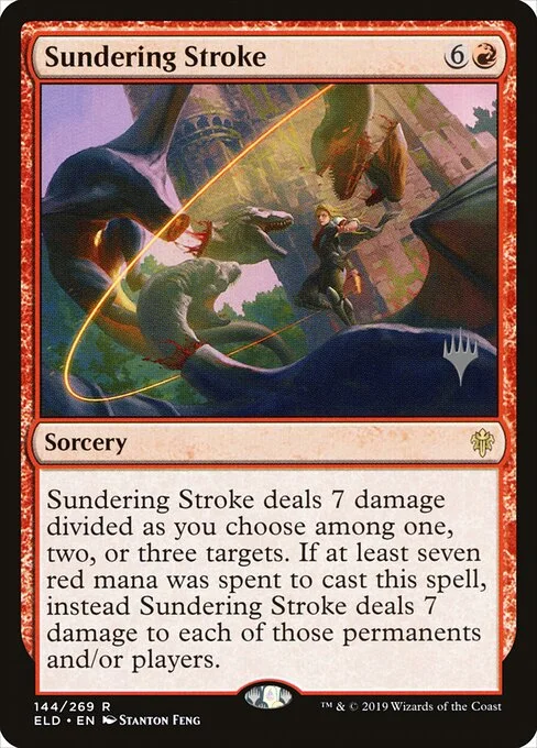 Sundering Stroke, carta Magic di tipo Sorcery illustrata da Stanton Feng