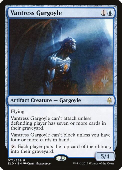 Vantress Gargoyle, carta Magic di tipo Artifact Creature — Gargoyle illustrata da Cristi Balanescu