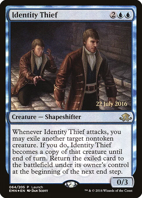 Identity Thief, carta Magic di tipo Creature — Shapeshifter illustrata da Dan Murayama Scott