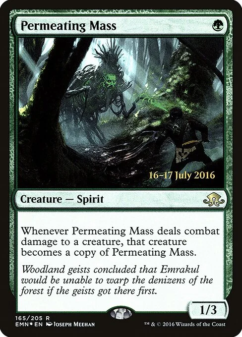 Permeating Mass, carta Magic di tipo Creature — Spirit illustrata da Joseph Meehan