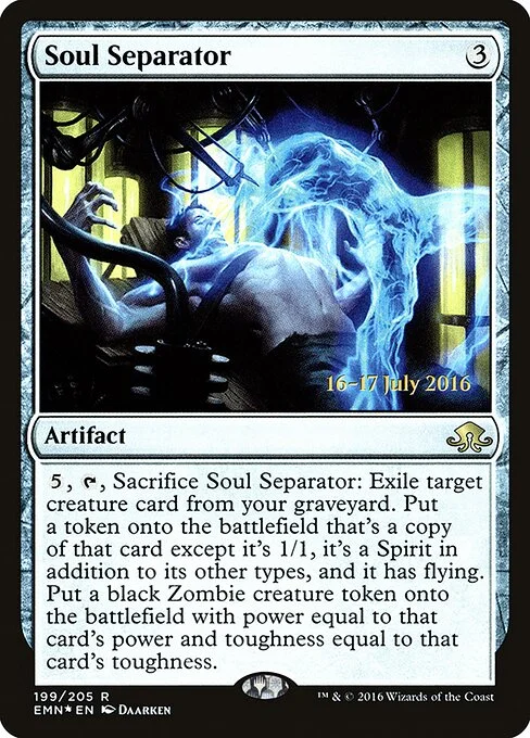 Soul Separator, carta Magic di tipo Artifact illustrata da Daarken