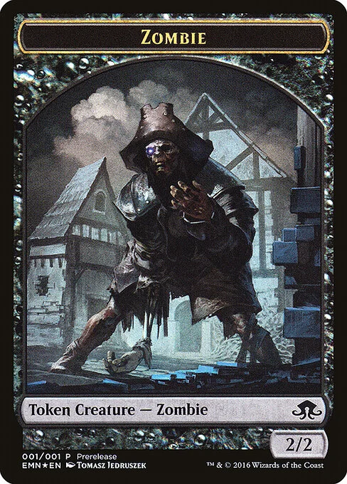 Zombie // Zombie, carta Magic di tipo Token Creature — Zombie // Token Creature — Zombie illustrata da Tomasz Jedruszek & Anna Steinbauer