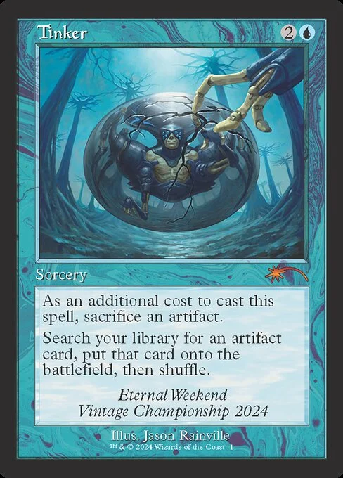 Tinker, carta Magic di tipo Sorcery illustrata da Jason Rainville