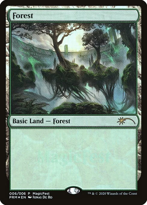 Forest, carta Magic di tipo Basic Land — Forest illustrata da Jonas De Ro