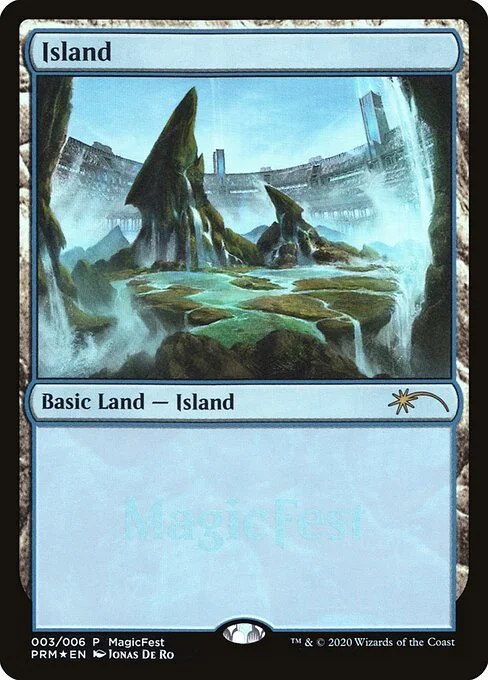 Island, carta Magic di tipo Basic Land — Island illustrata da Jonas De Ro