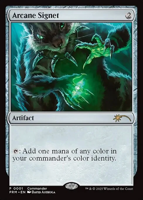 Arcane Signet, carta Magic di tipo Artifact illustrata da David Astruga