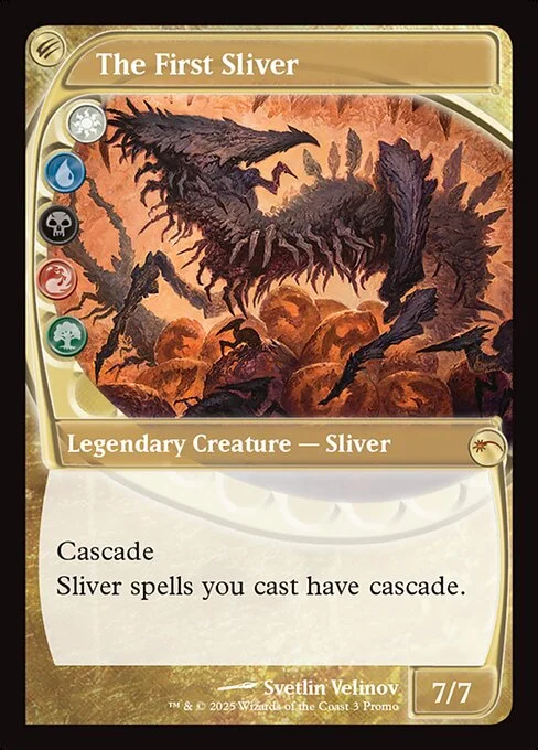 The First Sliver, carta Magic di tipo Legendary Creature — Sliver illustrata da Svetlin Velinov