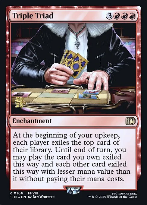 Triple Triad, carta Magic di tipo Enchantment illustrata da Ben Wootten