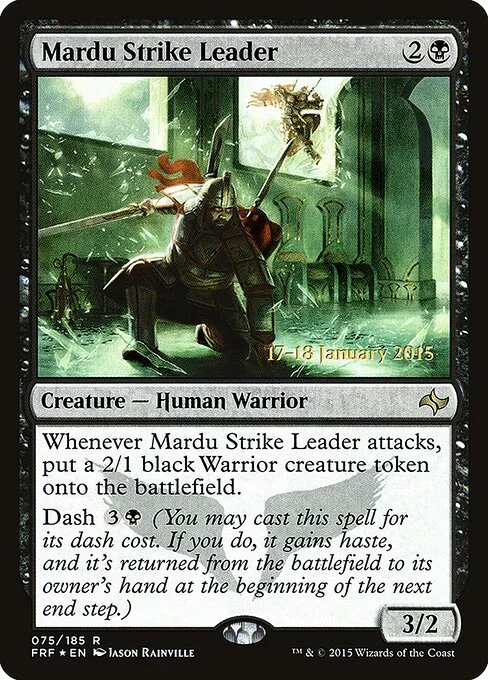 Mardu Strike Leader, carta Magic di tipo Creature — Human Warrior illustrata da Jason Rainville