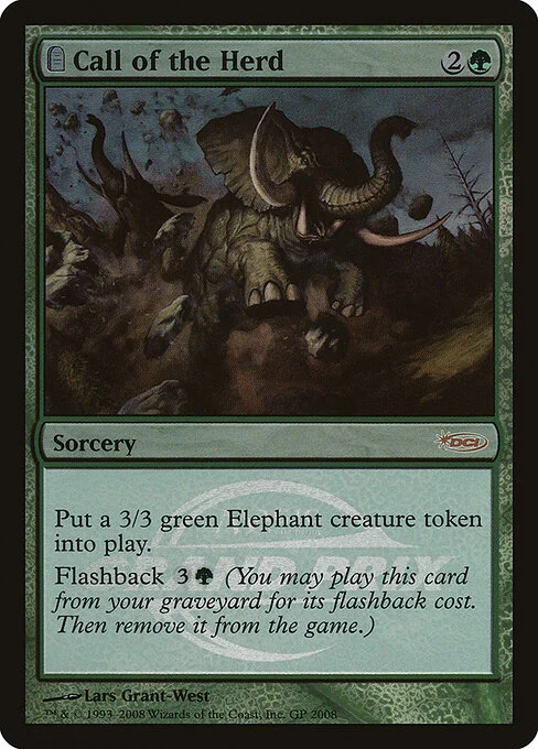 Call of the Herd, carta Magic di tipo Sorcery illustrata da Lars Grant-West