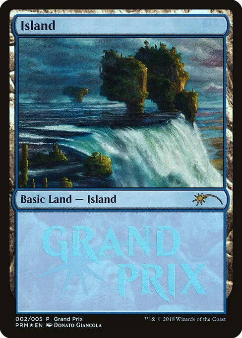 Island, carta Magic di tipo Basic Land — Island illustrata da Donato Giancola