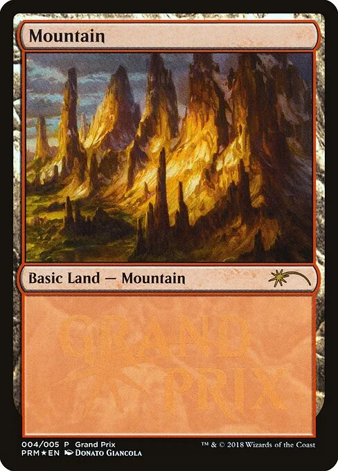 Mountain, carta Magic di tipo Basic Land — Mountain illustrata da Donato Giancola