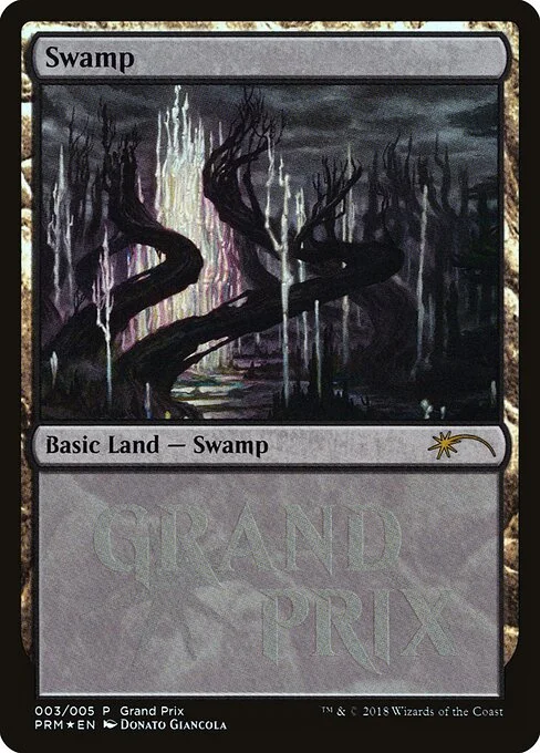 Swamp, carta Magic di tipo Basic Land — Swamp illustrata da Donato Giancola