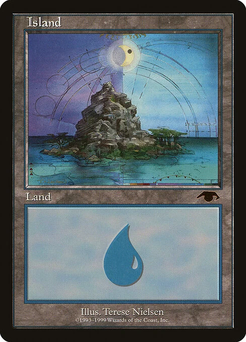 Island, carta Magic di tipo Basic Land — Island illustrata da Terese Nielsen