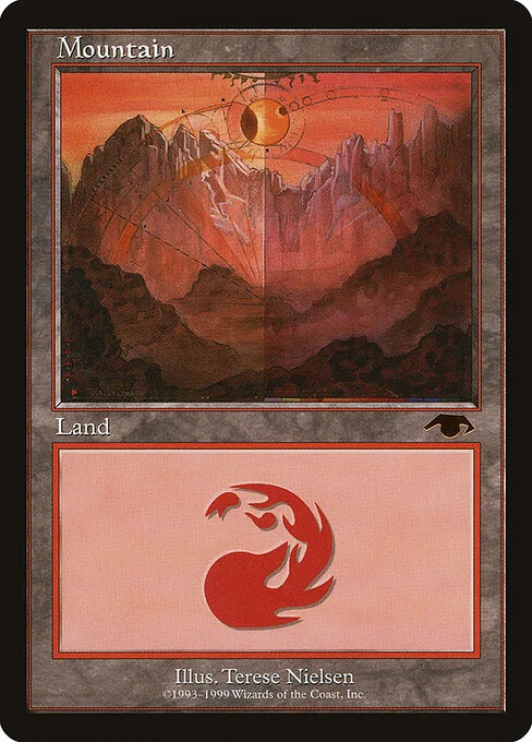 Mountain, carta Magic di tipo Basic Land — Mountain illustrata da Terese Nielsen