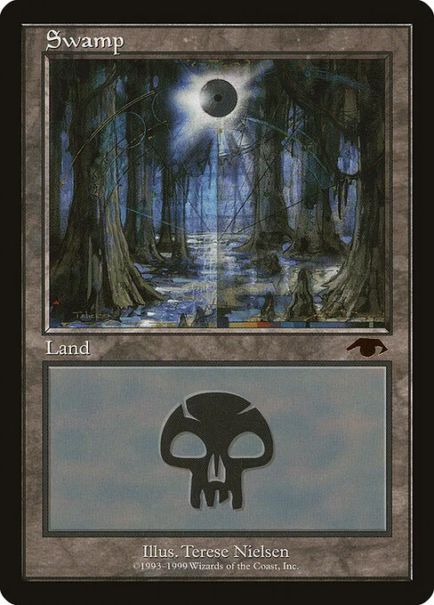 Swamp, carta Magic di tipo Basic Land — Swamp illustrata da Terese Nielsen