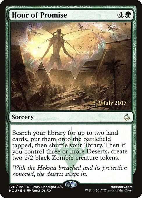 Hour of Promise, carta Magic di tipo Sorcery illustrata da Jonas De Ro