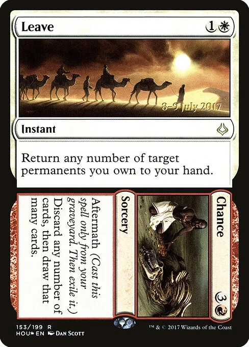 Leave // Chance, carta Magic di tipo Instant // Sorcery illustrata da Dan Murayama Scott