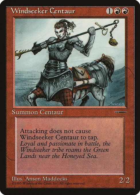 Windseeker Centaur, carta Magic di tipo Creature — Centaur illustrata da Anson Maddocks