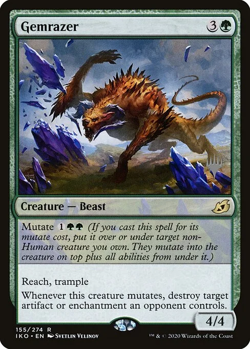 Gemrazer, carta Magic di tipo Creature — Beast illustrata da Svetlin Velinov