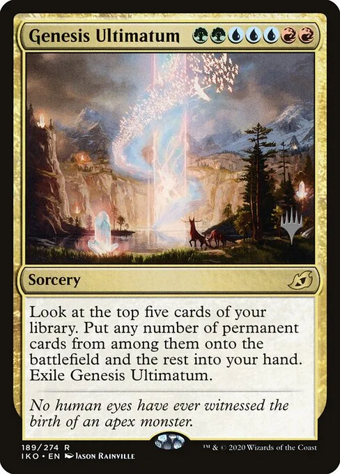 Genesis Ultimatum, carta Magic di tipo Sorcery illustrata da Jason Rainville