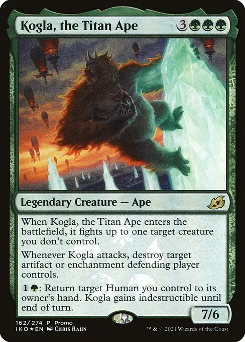 Kogla, the Titan Ape, carta Magic di tipo Legendary Creature — Ape illustrata da Chris Rahn
