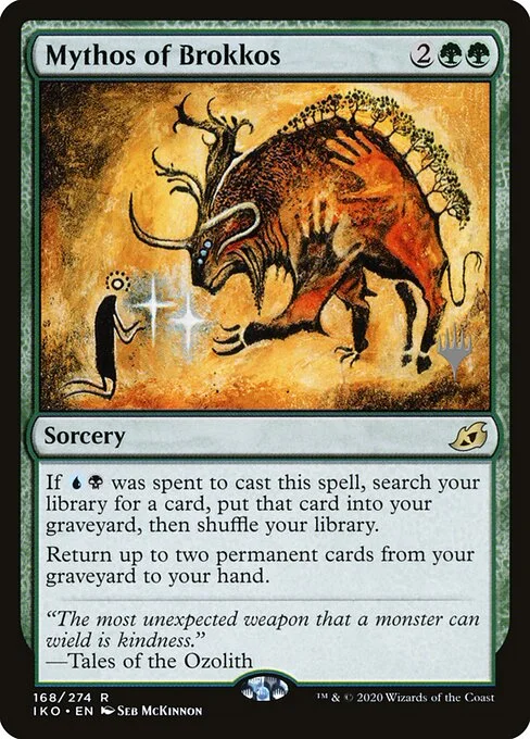Mythos of Brokkos, carta Magic di tipo Sorcery illustrata da Seb McKinnon