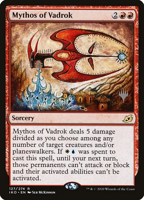 Mythos of Vadrok, carta Magic di tipo Sorcery illustrata da Seb McKinnon