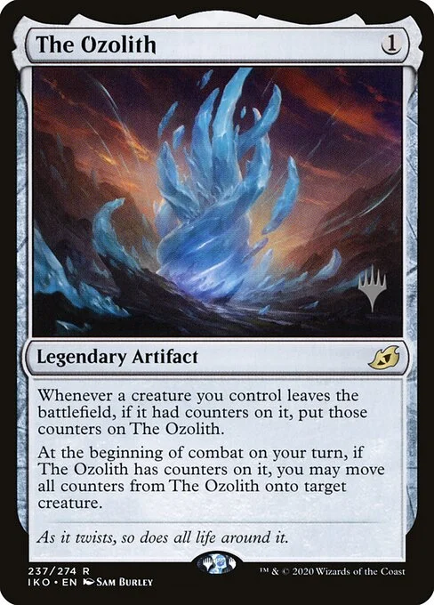 The Ozolith, carta Magic di tipo Legendary Artifact illustrata da Sam Burley