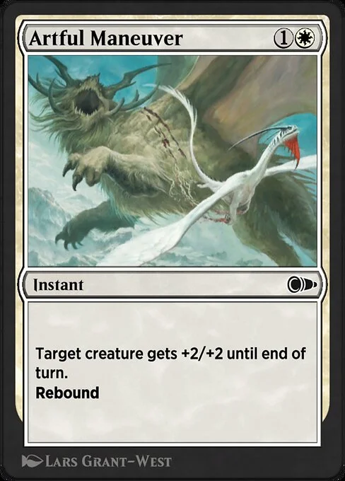 Artful Maneuver, carta Magic di tipo Instant illustrata da Lars Grant-West