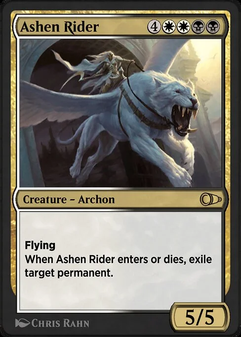 Ashen Rider, carta Magic di tipo Creature — Archon illustrata da Chris Rahn
