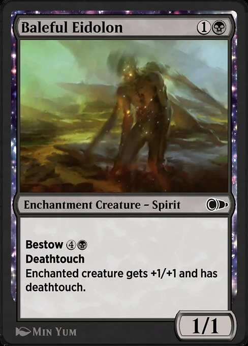 Baleful Eidolon, carta Magic di tipo Enchantment Creature — Spirit illustrata da Min Yum