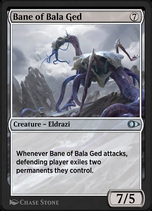Bane of Bala Ged, carta Magic di tipo Creature — Eldrazi illustrata da Chase Stone